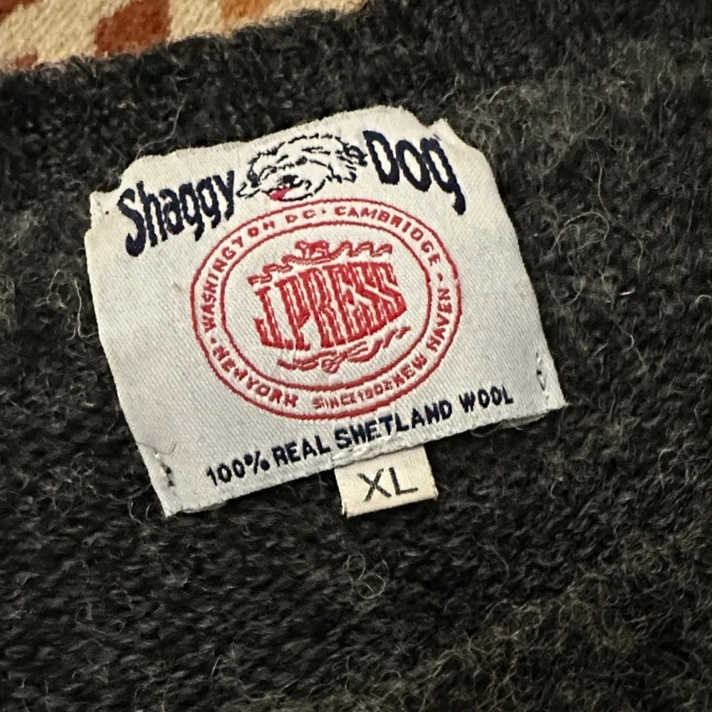 🏴󠁧󠁢󠁳󠁣󠁴󠁿 J.Press Shaggy Dog Brushed Shetland Crewneck Sweater - Picture 2 of 8